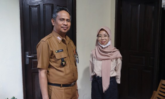 Mendatangi Rumah Warga Yang Akan Diberikan Kompensasi di Jl. Kakap Rt. 19